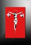 Banksy Canvas Christ with Shopping Bags, banksy artwork, banksy graffiti art, banksy art uk