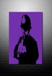 Banksy rude copper canvas art print, banksy cops print, banksy prints, banksy canvas painting