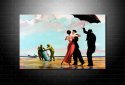Crude Oil Banksy Canvas art print, cheap banksy art uk, banksy art uk, banksy art prints