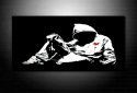 Banksy Hoody canvas art, banksy canvas painting, banksy canvas, banksy canvas picture