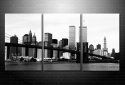 Manhattan Skyline Wall Art, New York City Canvas