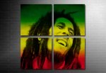 large Bob Marley Canvas Print, bob marley pop art, bob marley wall art, bob marley canvas, bob marley canvas art