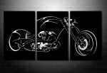Chopper Bike Canvas, Chopper Bike Wall Art, Chopper Bike Print