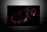 Ferrari Canvas, super cars canvas, super cars photo canvas print
