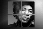 Jimi Hendrix canvas large, jimi hendrix wall art, jimi hendrix pop art, jimi hendrix print, music canvas art uk