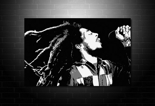 Bob Marley Canvas pop art, bob marley canvas artwork, Bob Marley print, Bob marley wall art, Bob marley Canvas print