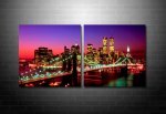 Manhattan Skyline Wall Art, New York City Canvas