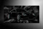 Porsche 3D Wall Art, 3d canvas art, porsche canvas art, Porsche Canvas Print