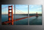 golden gate bridge canvas, san francisco art