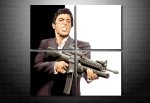 scarface canvas art print, scarface movie art, scarface wall art, scarface movie art print, scarface print