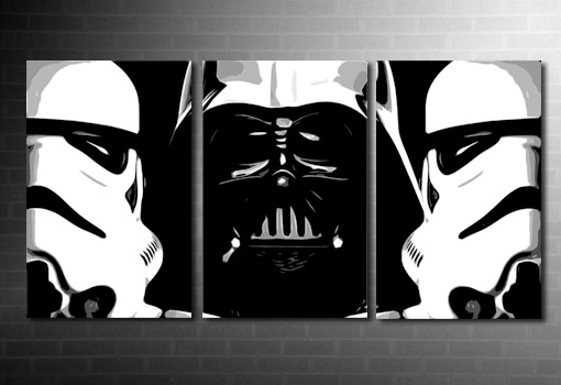 Star Wars canvas art, star wars wall art, starwars canvas, large star wars canvas, canvas art prints uk