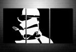 Star Wars canvas wall art, stormtrooper wall art, stormtrooper canvas art print, star wars movie art, star wars canvas