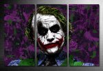 the joker movie painting, the joker canvas art, the joker movie print, the joker canvas wall art, dc comics canvas