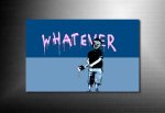 Banksy Whatever canvas art, cheap banksy art uk, banksy art, cheap banksy art uk, bansky poster