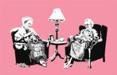 banksy art grannies, banksy grannies canvas, banksy canvas art prints, banksy wall art, banksy art uk