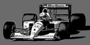 Ayrton Senna Canvas art Print, formula 1 canvas art