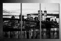 new york city canvas art, Brooklyn Bridge Canvas, New York Skyline Canvas