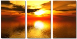 landscape art print, tryptych canvas