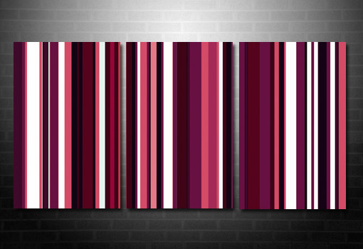 Retro Stripes Canvas, Retro Art Print, Paul Smith canvas, retro art uk