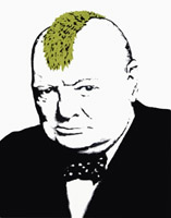 banksy churchill canvas, baksy churchill wall art, banksy wall art, cheap banksy canvas, banksy prints uk