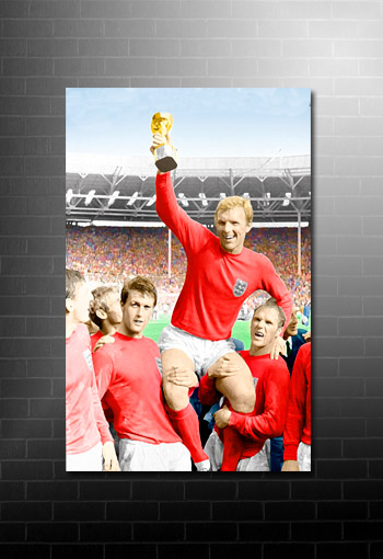 Bobby Moore Canvas Art, Football World Cup Canvas, Football Canvas Art, Bobby Moore Print