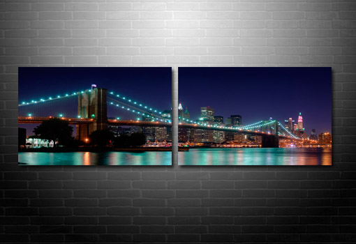 Brooklyn Bridge Canvas, New York Skyline Canvas