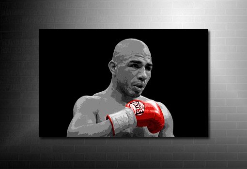 Miguel Cotto Canvas, Boxing Canvas Art, Miguel Cotto Wall Art