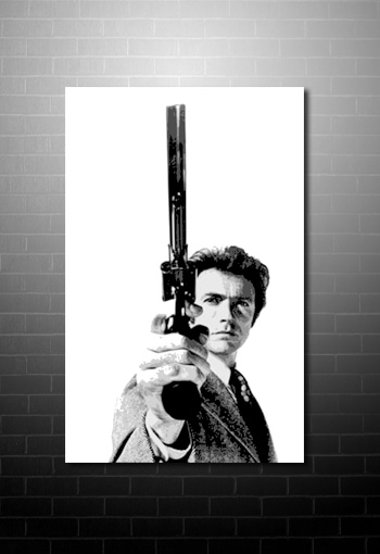 Dirty Harry canvas Art, Dirty Harry Canvas Print, clint eastwood canvas print, clint eastwood movie art