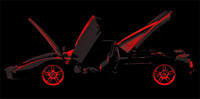 ferrari canvas print, ferrari