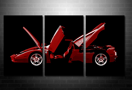 Ferrari Canvas, super cars canvas, super cars photo canvas print
