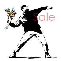 flower chucker canvas, banksy flower chucker, banksy canvas art, banksy riot canvas, banksy art uk