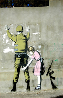 banksy picture frisk, banksy frisk canvas, banksy art uk, banksy wall art, banksy israel canvas