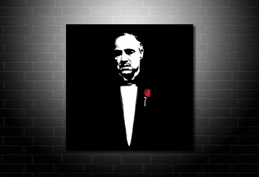 Godfather Canvas Print, godfather movie art print, godfather canvas art, godfather movie wall art, godfather pop art