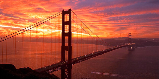 cityscape canvas, golden gate framed picture