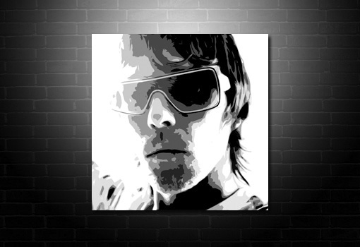 Ian Brown Canvas print, ian brown wall art, ian brown pop art, ian Brown print, ian brown canvas art