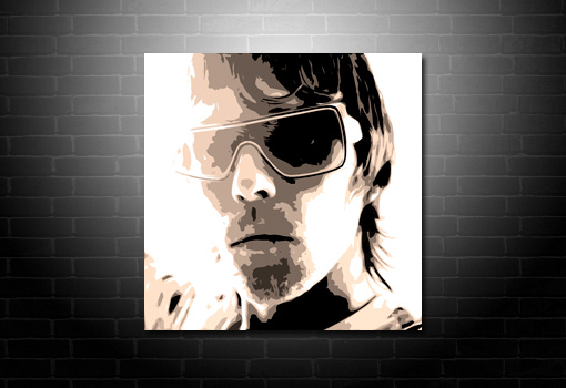 Ian Brown wall art, ian brown pop art, ian brown canvas print, ian Brown print