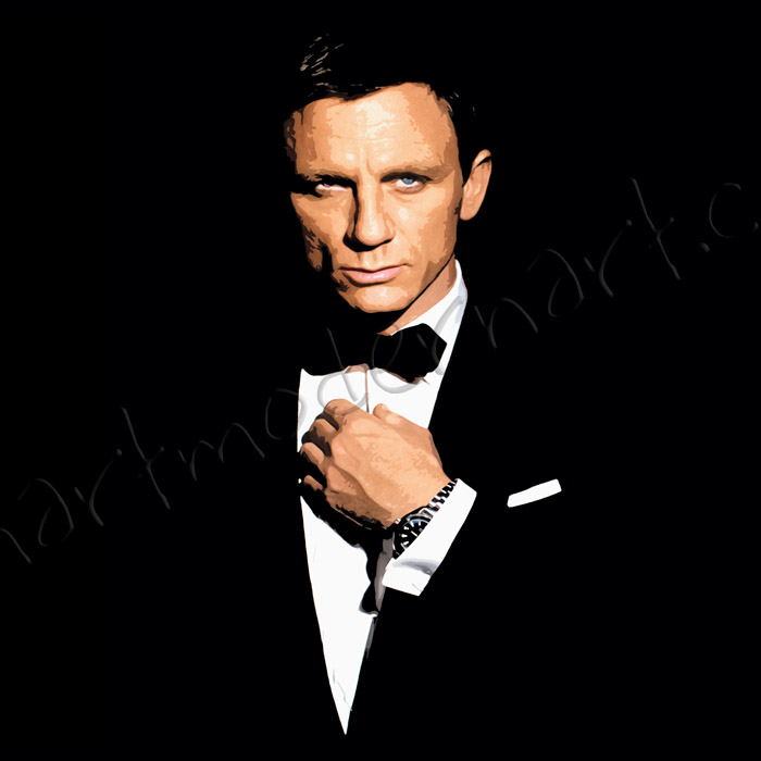 James Bond Canvas Print