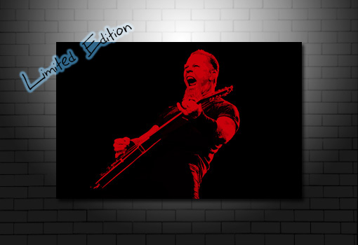 James Hetfield metallica canvas, metallica canvas art, metallica canvas print, metallica wall art, james Hetfield canvas art