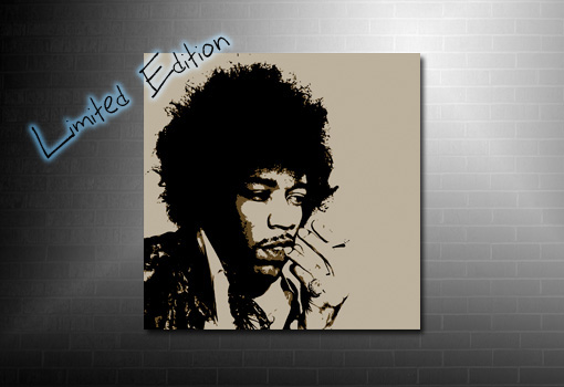 Hendrix Wall Art, Jimi Hendrix Canvas, jimi hendrix pop art, jimi hendrix print, canvas art prints uk