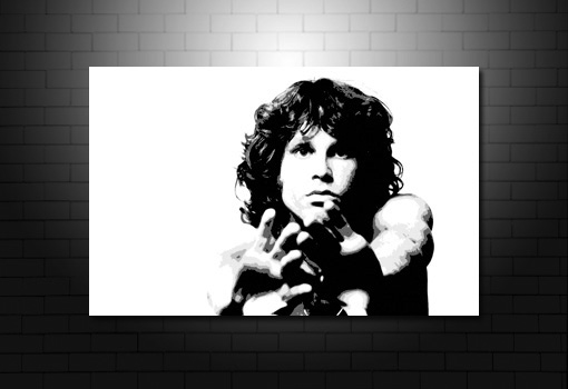 Jim Morrison Canvas Art, Jim Morrison canvas painting, Jim Morrison artwork, music canvas prints, Jim Morrison print