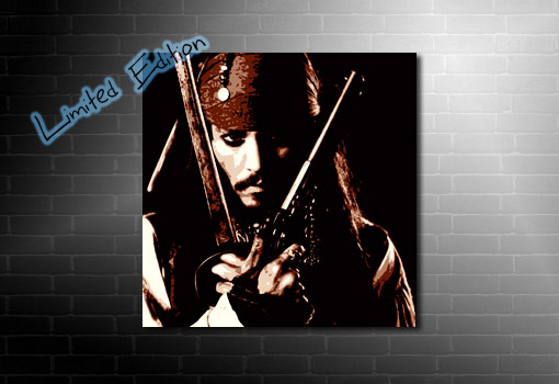 Johnny Depp Canvas wall art, johnny depp movie print, johnny depp art, johnny depp print, Johnny Depp Canvas Art