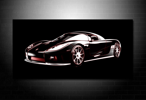 Koenigsegg Canvas Art, Koenigsegg Canvas print