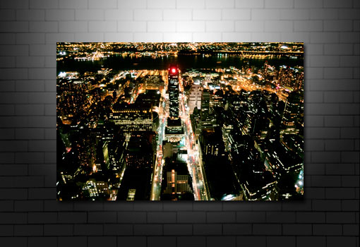 Manhattan Skyline Wall Art, New York Canvas art
