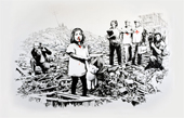 banksy art media, banksy wall art, banksy graffiti art, banksy media canvas, banksy prints uk