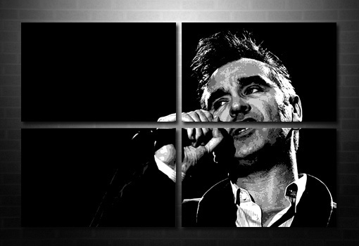 morrissey large canvas, morrissey music canvas, canvas art prints uk, music canvas prints