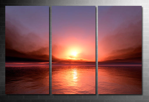 digital seascape art, landscape canvas picture, seascape wall art