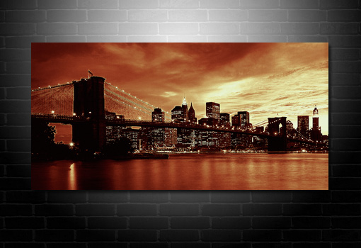 Cityscape canvas art, cityscape canvas print