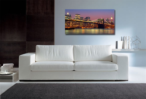 brooklyn bridge art print, manhattan bridge canvas art