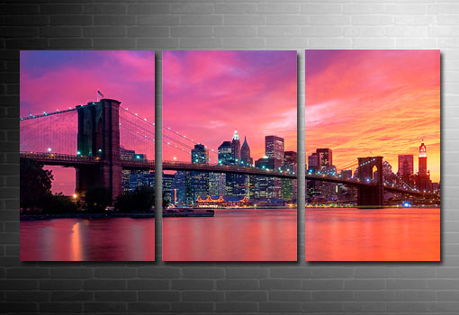 Cityscape canvas art, cityscape canvas print