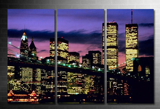 New York Canvas print, Manhattan Skyline Wall Art